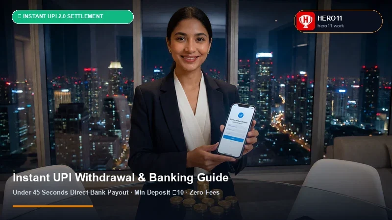 Hero11 Instant UPI Withdrawal & ₹25 INR Deposit Tutorial
